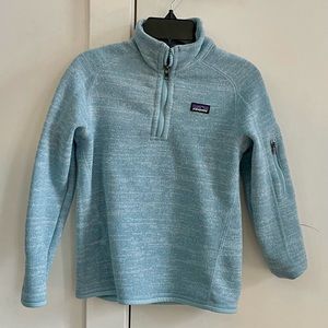 Patagonia Better Sweater 1/4-Zip Fleece Jacket - Girls M (10)